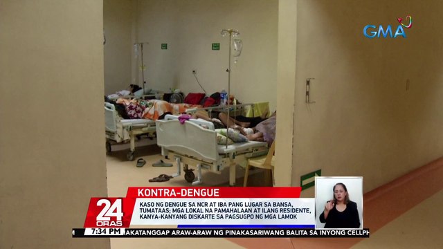 Kaso ng dengue sa NCR at iba pang lugar sa bansa, tumataas | 24 Oras