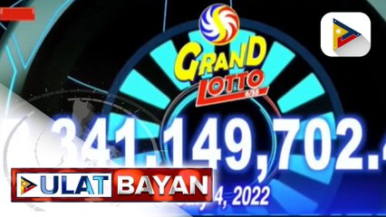 Jackpot prize sa Grand Lotto 6/55, posibleng umabot na sa P360-M