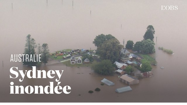 En Australie, la ville de Sydney submergée par les eaux