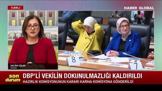 TBMM Hazırlık Komisyonu DBP'li Saliye Aydeniz hakkında karar verdi
