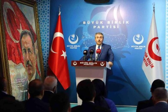 BBP Genel Başkanı Destici: (Millet İttifakı) Masanın 6'lı değil 7'li olduğunu bu millet görüyor