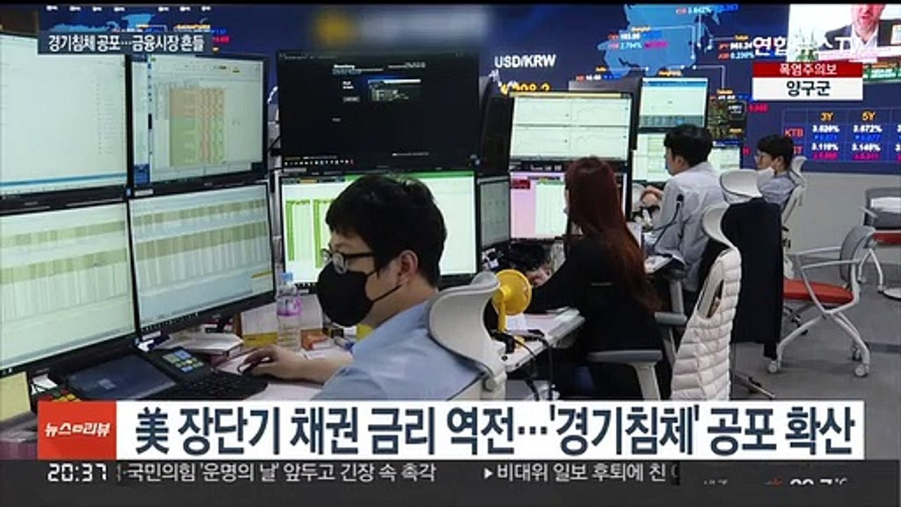 환율 한 때 1,311원…코스피는 2,300 붕괴