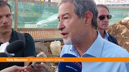 Musumeci "Il cantiere di Viale Regione a Palermo è una vergogna"