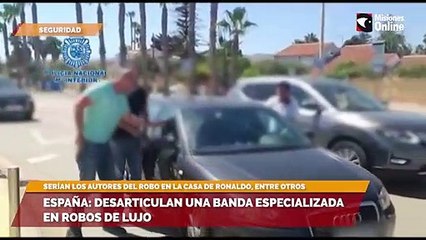 España: desarticulan una banda especializada en robos de lujo