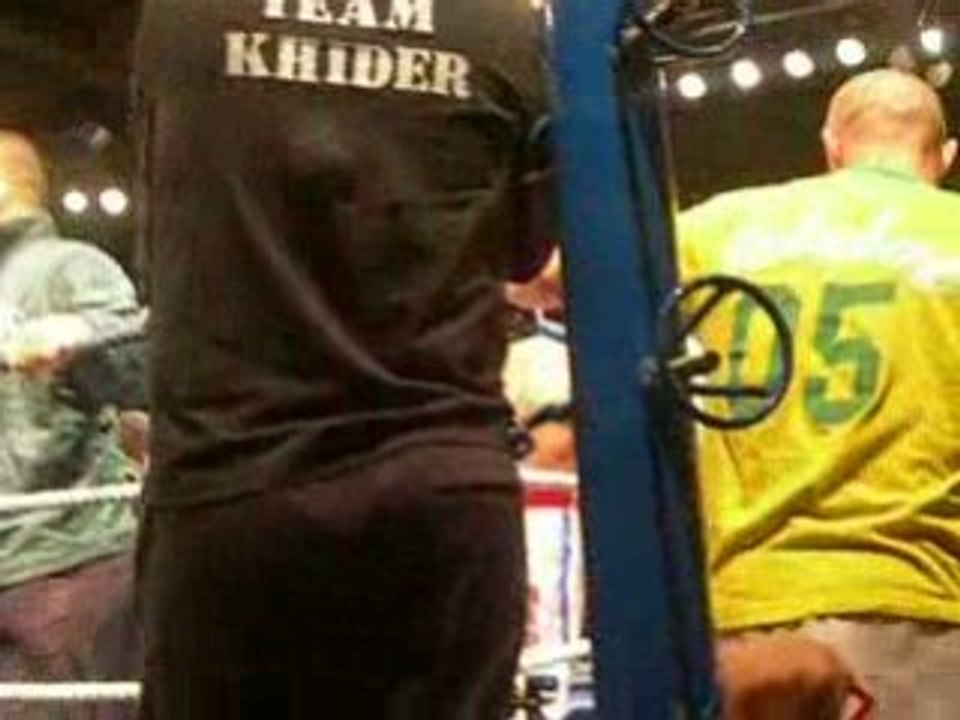 Farid khider fin  combat Bagnolet Championnat du monde