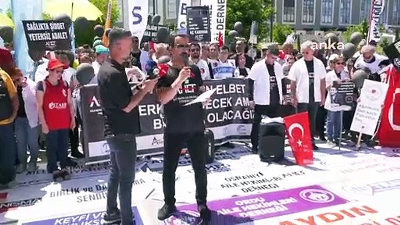 Aile hekimleri Sağlık Bakanlığı önünde: Aile Hekimliği Sözleşme ve Ödeme Yönetmeliği iptal edilsin