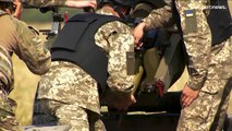 Militares ucranianos se entrenan en el Reino Unido