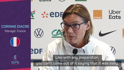 下载视频: France 'preparing well' for Euros - Corinne