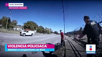 VIDEO: Policías abate a hombre en Oklahoma, Estados Unidos