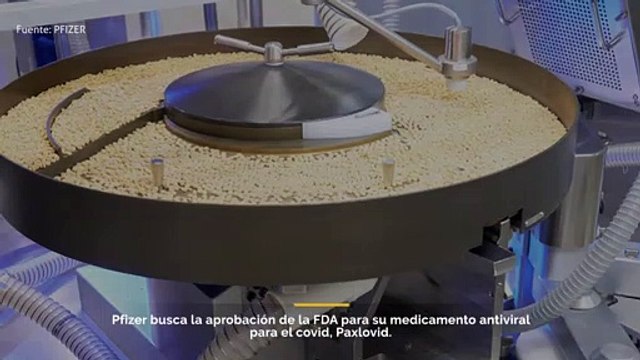 Pfizer busca la aprobación de la FDA de su medicamento antiviral oral Covid, Paxlovid