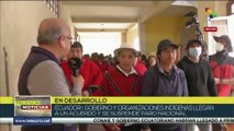 Grupos sociales firman acuerdo de paz con el gobierno de Ecuador