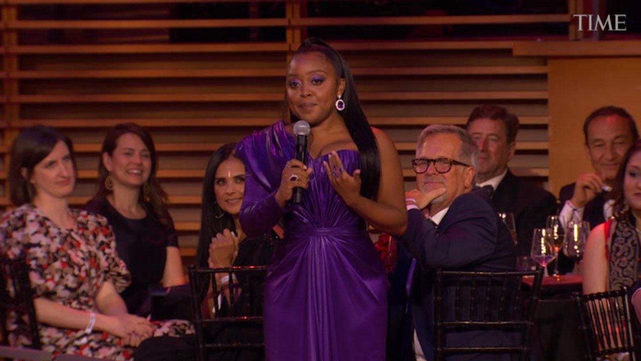 Quinta Brunson at the TIME100 Gala: Teachers Deserve to Be Paid More