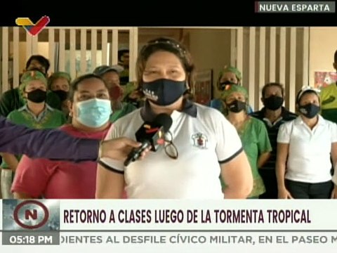 Nueva Esparta | Retornan actividades escolares con normalidad luego del paso de la tormenta tropical