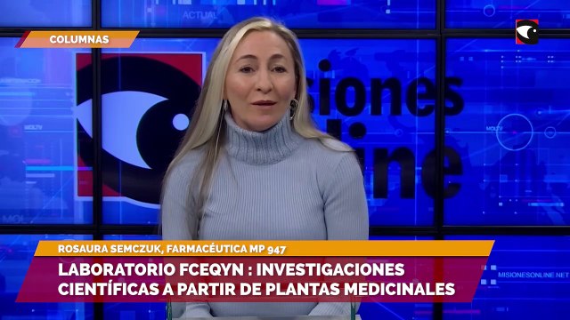 Laboratorio FCEQYN: investigaciones científicas a partir de plantas medicinales