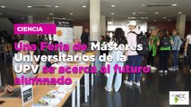 Una Feria de Másteres Universitarios de la UPV se acerca al futuro alumnado