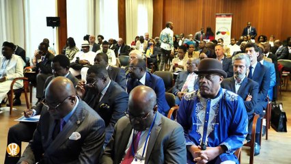 Hon. Louis Henri Ngantcha député de la diaspora Camerounaise au micro de SOPIEPROD