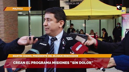 Crean el programa Misiones “Sin Dolor”