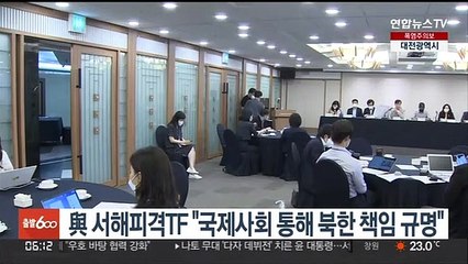 與 서해피격TF "국제사회 통해 북한 책임 규명"