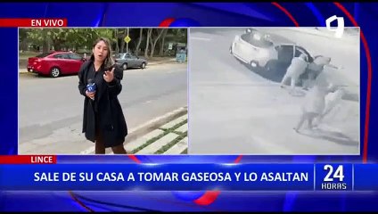 Lince: Joven sale a tomar gaseosa y delincuentes lo asaltan