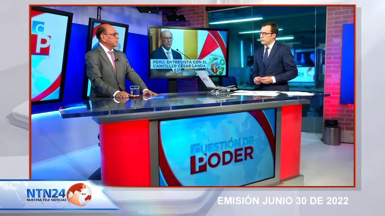Canciller de Perú en NTN24