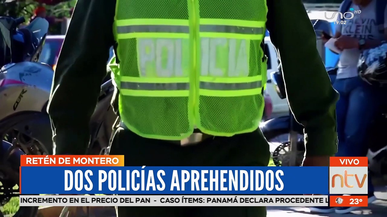 Holguín confirma aprehensión de dos policías