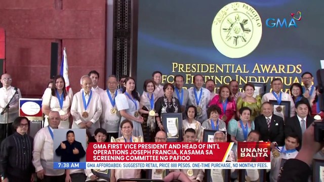 Presidential Awards for Filipino Individuals and Organizations Overseas, iginawad sa 56 na indibidwal at organisasyon | UB