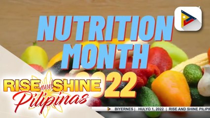 "New Normal na Nutrisyon, sama-samang gawan ng solusyon"