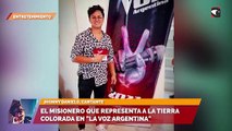 El misionero que representa a la tierra colorada en la voz argentina