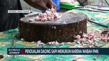 Penjualan Daging Sapi di Pasar Turun Drastis Karena Wabah PMK