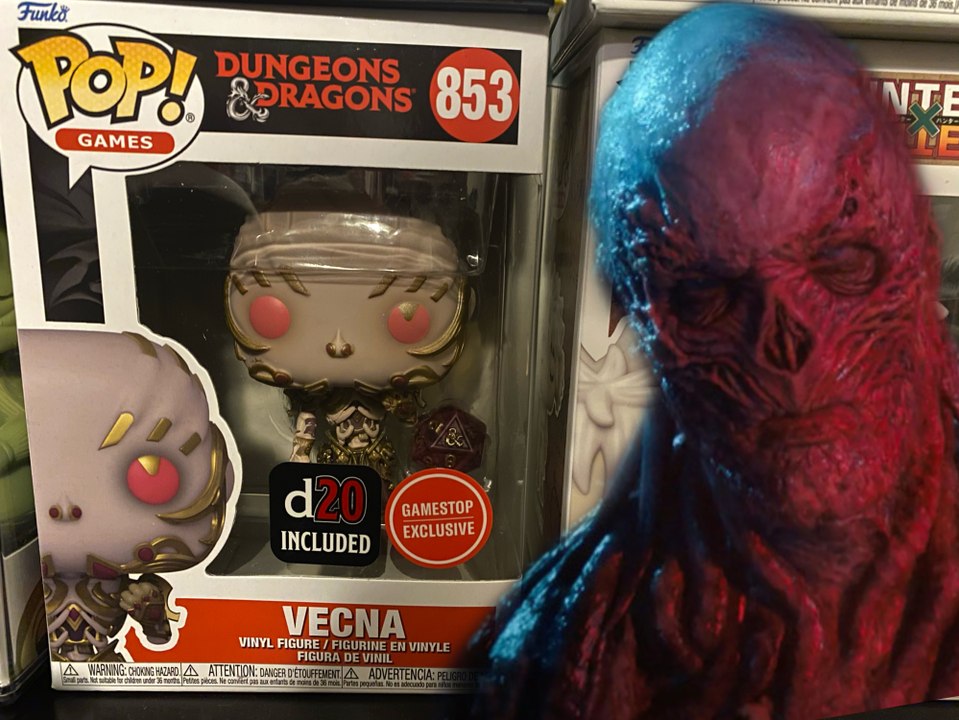 Vecna Funko pop GameStop exclusive stranger things 4 dungeons and dragons #strangerthings4