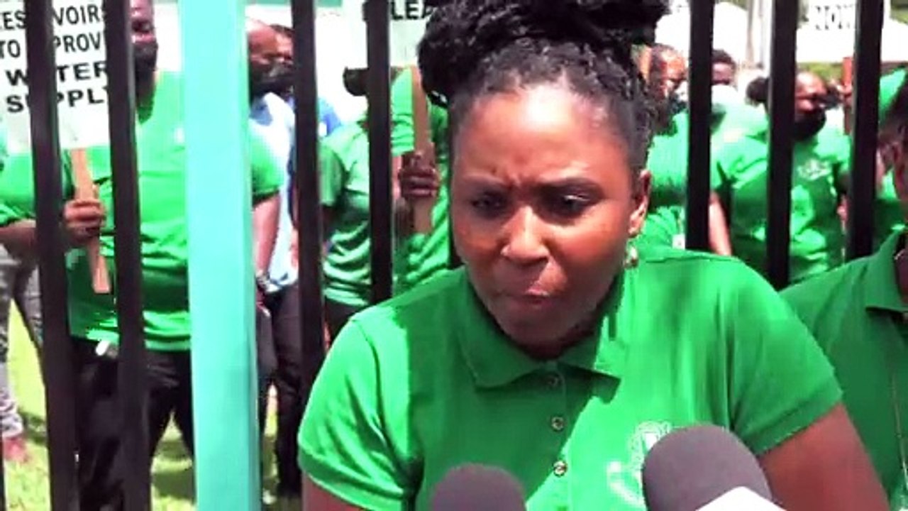 WASA WORKERS PROTEST TO KEEP JOBS