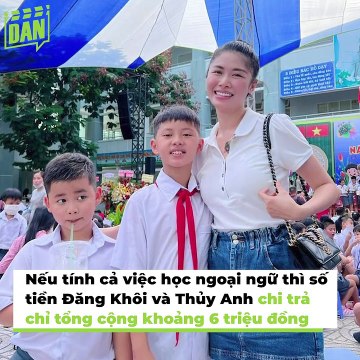 Giàu nứt đố đổ vách, vợ chồng Đăng Khôi vẫn cho con học trường công | Điện Ảnh Net