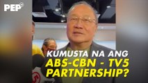 Manny V. Pangilinan, ano ang komento sa reported partnership ng ABS-CBN at TV5?