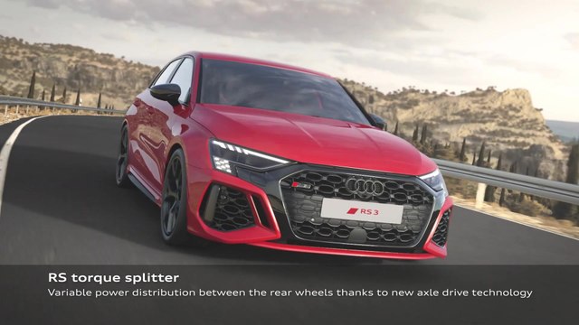Audi RS 3 Sedan – RS Torque Splitter animation