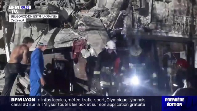 Ukraine: au moins 17 personnes sont mortes dans le bombardement d'un immeuble dans la région d'Odessa cette nuit