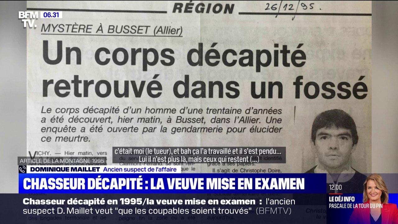 "26 ans et demi d'enfer": l'homme longtemps suspect numéro 1 dans l'affaire du chasseur décapité témoigne sur BFMTV