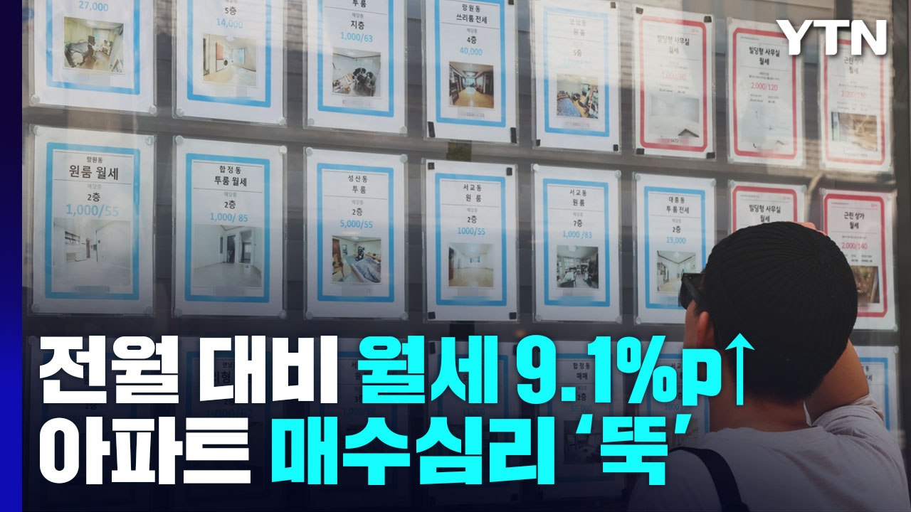 [더뉴스] '월세 60% 시대'·매수 심리 '뚝'...부동산 시장 변화는? / YTN