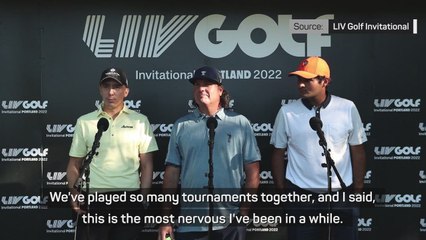 Ortiz felt the nerves in LIV Golf debut