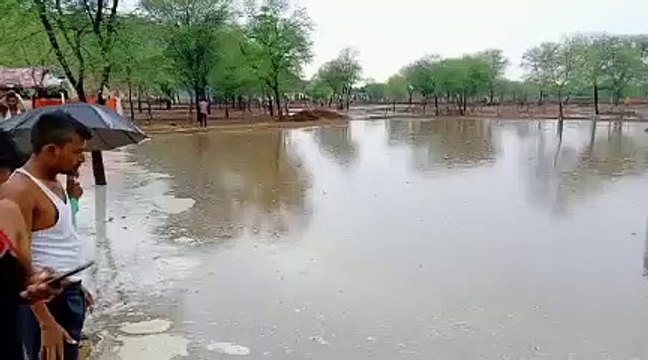 दौसा में झमाझम, लवाण में 100 एमएम बारिश