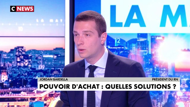 Jordan Bardella : «On oublie totalement les classes moyennes, qui bossent et qui payent pour tout le monde»