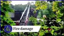 Firefighters spent the night battling a blaze at a derelict care home in Sheffield