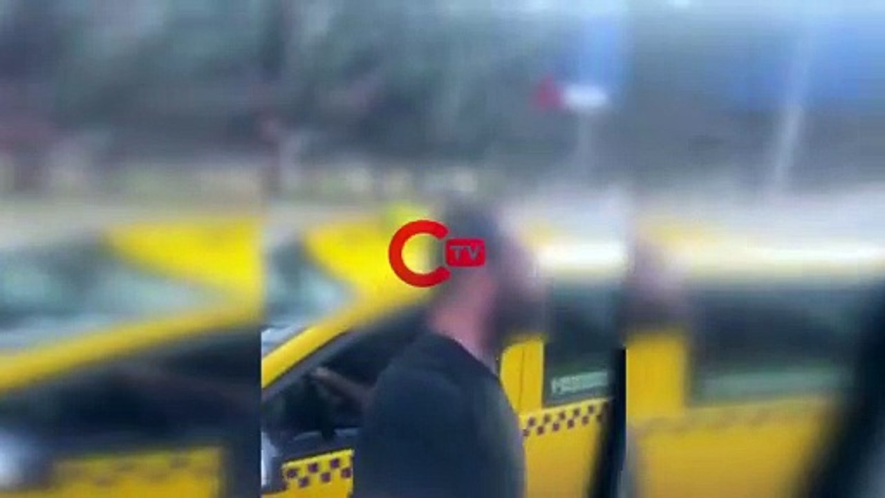 Ümraniye'de 'yol verme' tartışması İETT aracını yumrukladı!