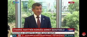 Davutoğlu'ndan flaş açıklamalar: İşte Erdoğan'ın 6'lı masası