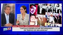 Aníbal Quiroga sobre Pedro Castillo: “Podría estar incurriendo en tráfico de influencias”