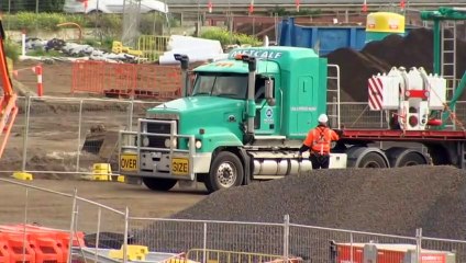Construction of Spirit of Tasmania ferry terminal is underway