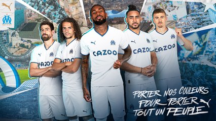 Le nouveau maillot domicile de l'OM dévoilé !