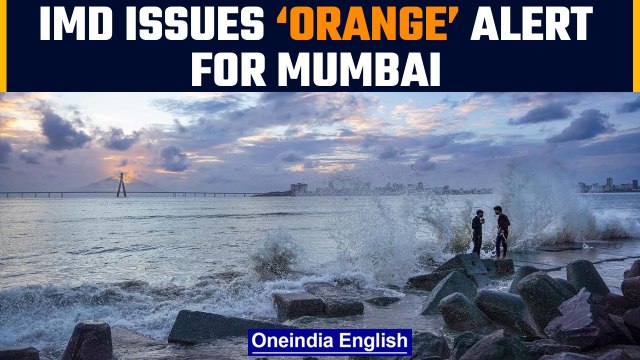 Mumbai: IMD issues ‘Orange’ alert in the city due to heavy rainfall | Oneindia News *News