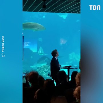 Ce lieu insolite où Emmanuel Macron a prononcé son discours n'est pas passé inaperçu