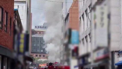 서울 충무로 빌딩에서 불...소방관 1명 화상 / YTN