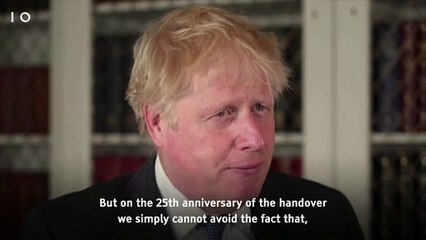 Boris Johnson says 'We're not giving up on Hong Kong'
